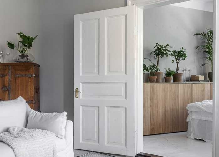 Scandinavian style door