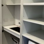laundry in a cupboard