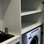 laundry in a cupboard