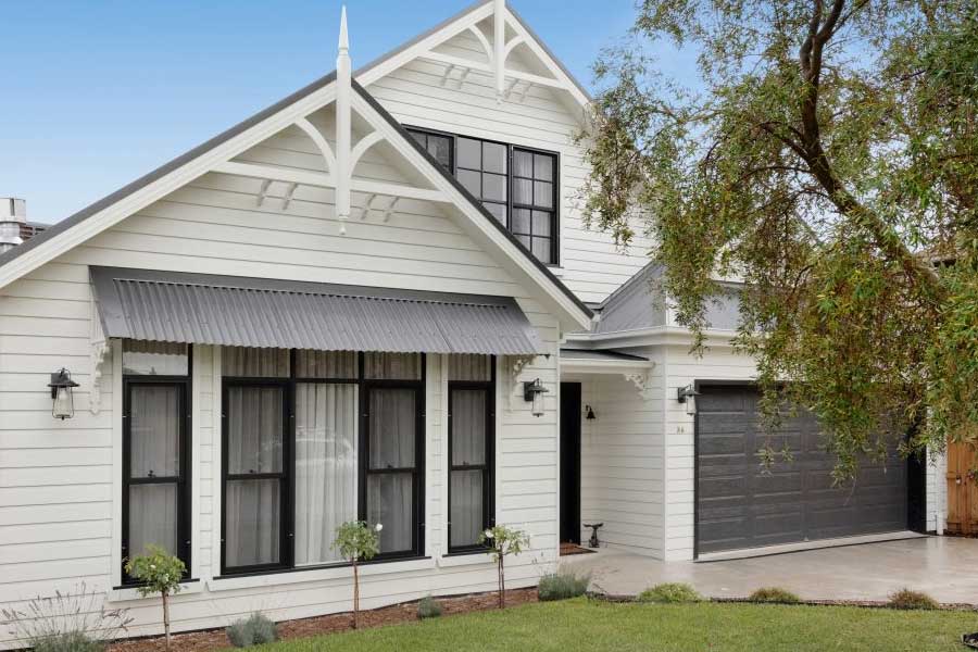 Weatherboard cladding