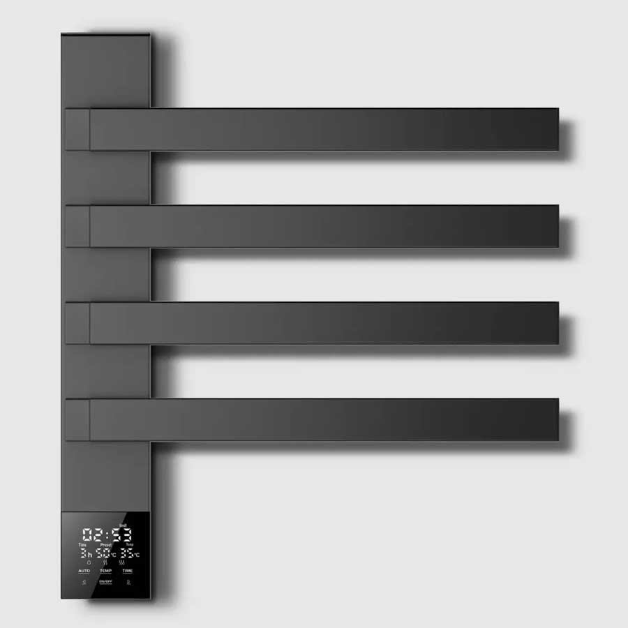 Smart Black Best heated towel rail