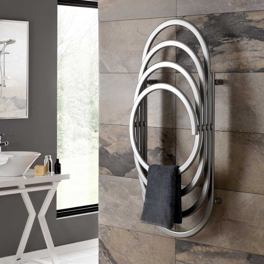 Steel Rings Best heated towel rail