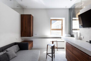Minimalist house interior and exterior design