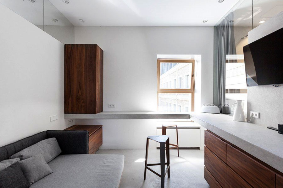 Minimalist house interior and exterior design